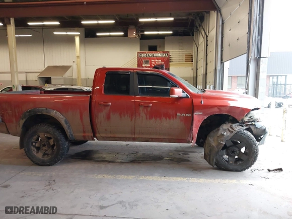 2009 Dodge Ram 1500 SLT with VIN 1D3HV18T79S818665, listed as a IAAI auction lot 41647892 with 179,197 mi miles. Bid and sale history available at carsss.com. Image 12.