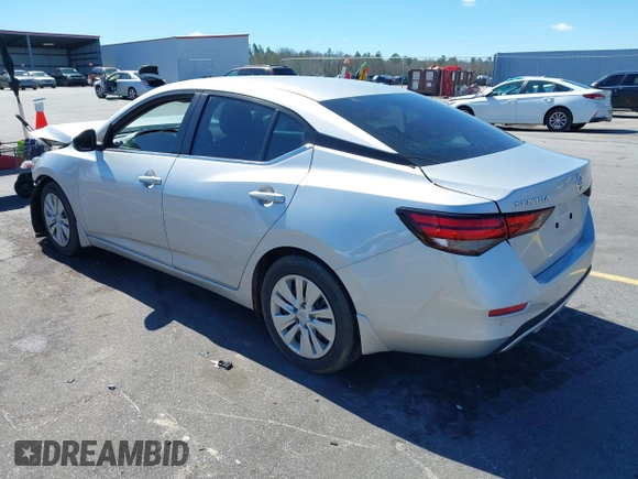 2023 Nissan Sentra S with VIN 3N1AB8BV0PY273691, listed as a IAAI auction lot 41729906 with 21,572 mi miles and . Bid and sale history available at DreamBid. Image 3.