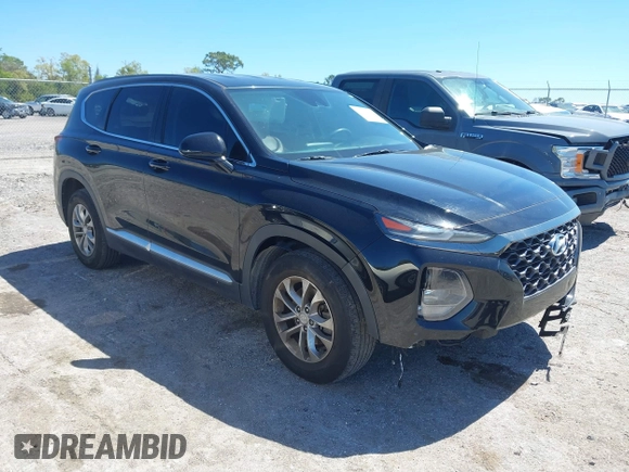 2019 Hyundai Santa Fe SEL with VIN 5NMS33AD4KH046114, listed as a IAAI auction lot 41826467 with 102,714 mi miles and . Bid and sale history available at DreamBid. Image 1.