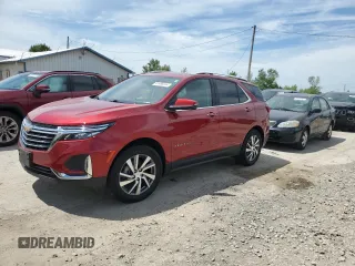 2023 Chevrolet Equinox Premier z VIN 3GNAXNEG3PL133536, wystawiony jako Copart lot #61490244 z przebiegiem 34 902 mil mil oraz Szkoda całkowita • Salvage title. Historia ofert i sprzedaży dostępna na DreamBid. Obrazek 1.