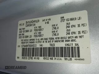 2006 Dodge Dakota SLT z VIN 1D7HW48N76S645515, wystawiony jako IAAI lot #42091904 z przebiegiem 160 695 mil mil oraz . Historia ofert i sprzedaży dostępna na DreamBid. Obrazek 9.