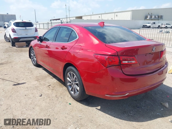2020 Acura TLX w/Technology Pkg with VIN 19UUB1F55LA015601, listed as a IAAI auction lot 42044832 with 51,442 mi miles. Bid and sale history available at carsss.com. Image 3.