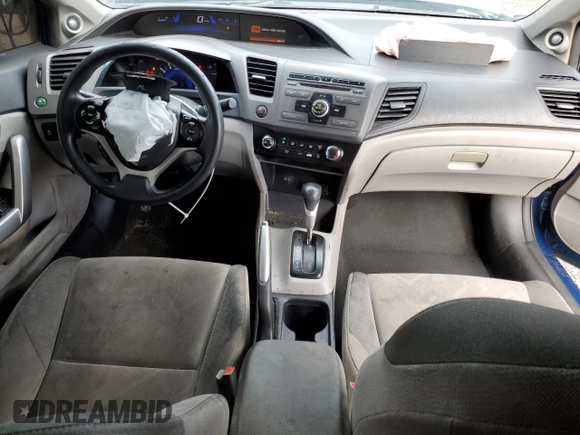 2012 Honda Civic Cpe EX with VIN 2HGFG3B84CH520973, listed as a Copart auction lot 73484514 with 179,990 mi miles and Salvage Title. Bid and sale history available at carsss.com. Image 8.