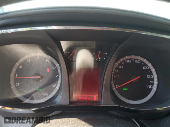 2012 GMC Terrain SLT-1 with VIN 2GKALUEK1C6224441, listed as a Copart auction lot 63457685 with 105,874 mi miles and Salvage title. Bid and sale history available at DreamBid. Image 9.