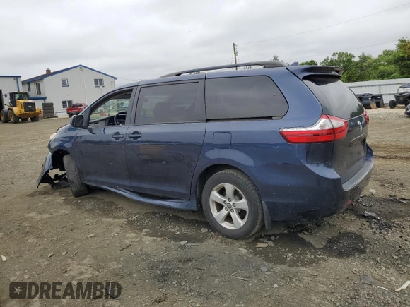 2018 Toyota Sienna LE Auto Access Seat with VIN 5TDKZ3DC1JS952847, listed as a Copart auction lot 62148985 with 98,950 mi miles and Salvage title. Bid and sale history available at DreamBid. Image 2.