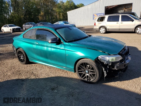 2016 BMW 2 Series M235i xDrive with VIN WBA1J9C5XGV372162, listed as a Copart auction lot 73298184 with 109,005 mi miles and Clean Title. Bid and sale history available at carsss.com. Image 4.