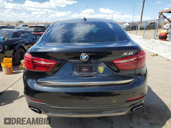 2019 BMW X6 xDrive35i with VIN 5UXKU2C56K0Z65365, listed as a Copart auction lot 59678573 with 54,944 mi miles. Bid and sale history available at carsss.com. Image 6.