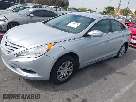 2013 Hyundai Sonata GLS with VIN 5NPEB4AC9DH598744, listed as a IAAI auction lot 42024858 with 92,750 mi miles and . Bid and sale history available at carsss.com. Image 2.