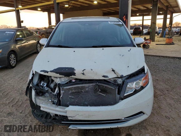 2015 Honda Odyssey EX-L with VIN 5FNRL5H61FB059038, listed as a Copart auction lot 89346485 with 82,963 mi miles and Salvage Title. Bid and sale history available at DreamBid. Image 5.