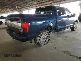 2018 Ford F-150 XL with VIN 1FTEW1EGXJFE48440, listed as a Copart auction lot 51834215 with 53,389 mi miles and Salvage Title. Bid and sale history available at carsss.com. Image 3.