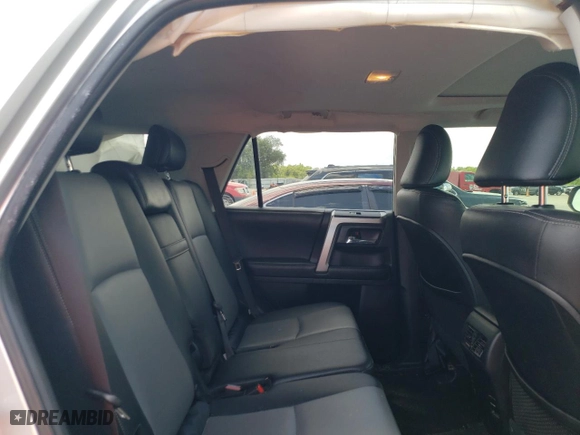 2016 Toyota 4Runner Limited with VIN JTEBU5JR5G5356329, listed as a Copart auction lot 60094593 with 134,547 mi miles and Salvage Title. Bid and sale history available at carsss.com. Image 10.
