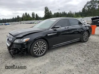2017 Lincoln Continental Select z VIN 1LN6L9SK1H5637381, wystawiony jako Copart lot #60601455 z przebiegiem 57 017 mil mil oraz Szkoda całkowita • Salvage title. Historia ofert i sprzedaży dostępna na DreamBid. Obrazek 1.