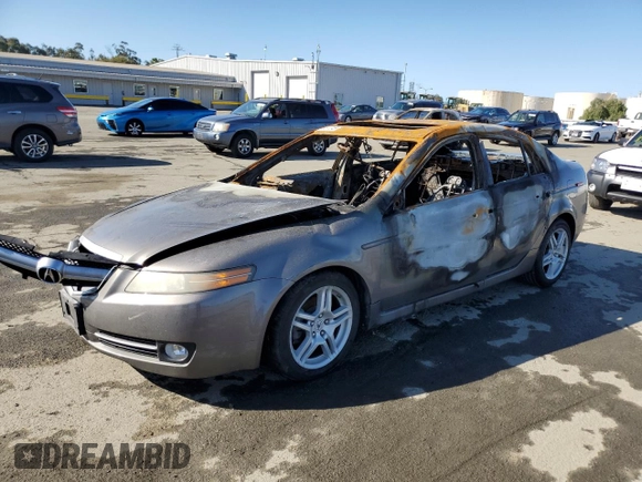 2007 Acura TL with VIN 19UUA66277A049227, listed as a Copart auction lot 49511045 with 0 mi miles and Non Repairable. Bid and sale history available at carsss.com. Image 1.