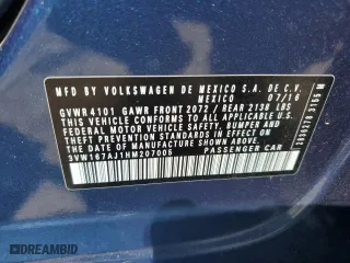 2017 Volkswagen Jetta 1.4T S with VIN 3VW167AJ1HM207005, listed as a Copart auction lot 51969385 with 115,074 mi miles and Salvage Title. Bid and sale history available at carsss.com. Image 12.