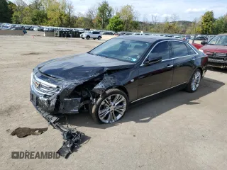2018 Cadillac CT6 Sport AWD with VIN 1G6KP5R66JU113957, listed as a Copart auction lot 73043964 with 48,645 mi miles and Salvage title. Bid and sale history available at DreamBid. Image 1.
