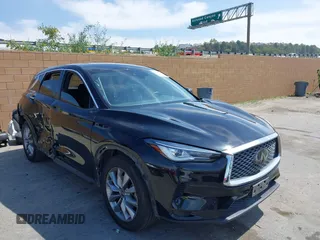 2022 Infiniti QX50 Pure z VIN 3PCAJ5AA4NF107602, wystawiony jako IAAI lot #42147112 z przebiegiem 60 872 mil mil oraz . Historia ofert i sprzedaży dostępna na DreamBid. Obrazek 1.