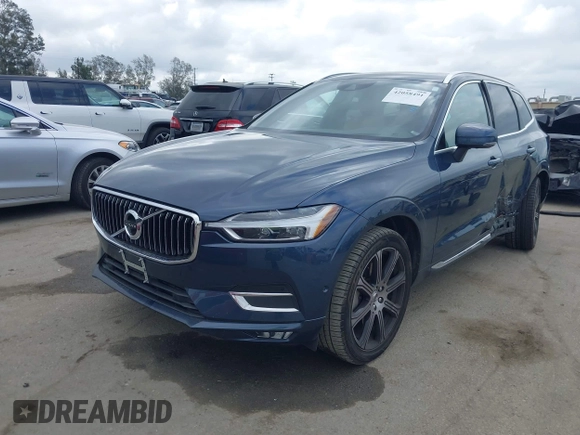 2020 Volvo XC60 Inscription with VIN YV4A22RL4L1566651, listed as a IAAI auction lot 42058491 with 48,597 mi miles and . Bid and sale history available at DreamBid. Image 2.