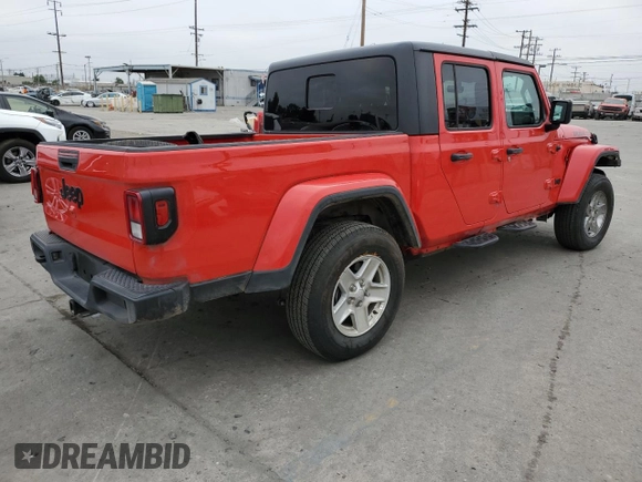 2023 Jeep Gladiator Sport S z VIN 1C6HJTAG4PL503155, wystawiony jako Copart lot #65074815 z przebiegiem 17 480 mil mil oraz Szkoda całkowita • Salvage title. Historia ofert i sprzedaży dostępna na DreamBid. Obrazek 3.