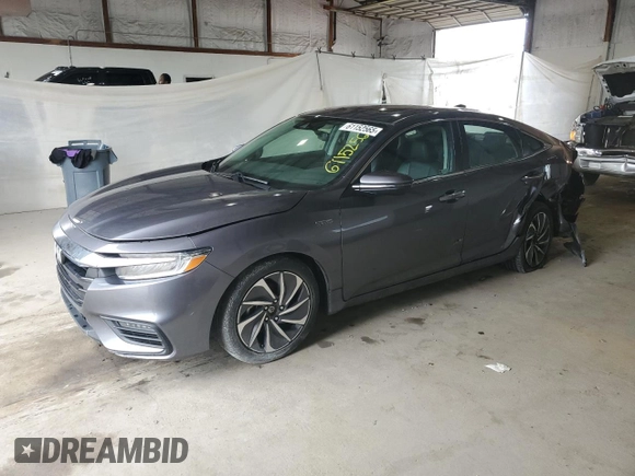 2019 Honda Insight Touring with VIN 19XZE4F99KE015872, listed as a Copart auction lot 61152565 with Not provided miles and Salvage title. Bid and sale history available at DreamBid. Image 1.