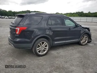 2017 Ford Explorer XLT with VIN 1FM5K8D81HGD00692, listed as a Copart auction lot 58117395 with 133,267 mi miles and Salvage title. Bid and sale history available at DreamBid. Image 3.