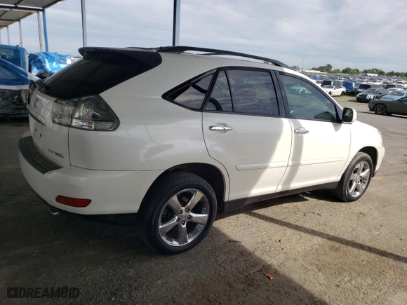 2008 Lexus RX 350 with VIN JTJHK31U182852273, listed as a Copart auction lot 52938075 with 143,033 mi miles and Salvage Title. Bid and sale history available at carsss.com. Image 3.