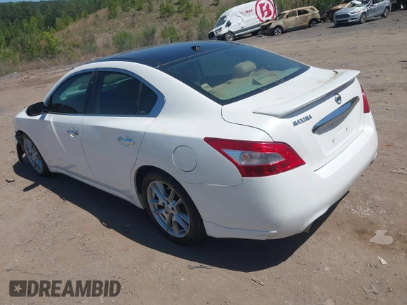 2010 Nissan Maxima SV with VIN 1N4AA5APXAC846488, listed as a IAAI auction lot 42036731 with 205,854 mi miles and . Bid and sale history available at DreamBid. Image 3.