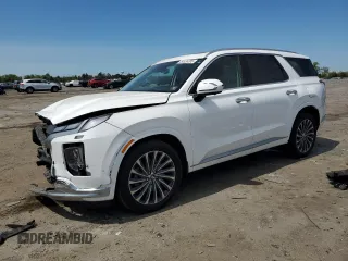 2024 Hyundai Palisade Calligraphy z VIN KM8R7DGE6RU661545, wystawiony jako Copart lot #54336305 z przebiegiem 10 191 mil mil oraz Szkoda całkowita • Salvage title. Historia ofert i sprzedaży dostępna na DreamBid. Obrazek 1.