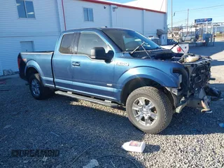2017 Ford F-150 XL with VIN 1FTEX1EP2HFA30879, listed as a IAAI auction lot 41027941 with 54,480 mi miles. Bid and sale history available at carsss.com. Image 1.