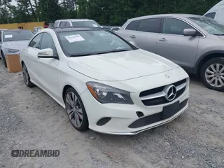 2018 Mercedes-Benz CLA 250 with VIN WDDSJ4EBXJN514990, listed as a IAAI auction lot 42442189 with 120,236 mi miles and . Bid and sale history available at DreamBid. Image 1.