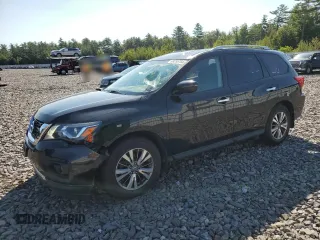2018 Nissan Pathfinder Platinum with VIN 5N1DR2MM2JC677627, listed as a Copart auction lot 69255764 with 49,562 mi miles and Salvage title. Bid and sale history available at DreamBid. Image 1.
