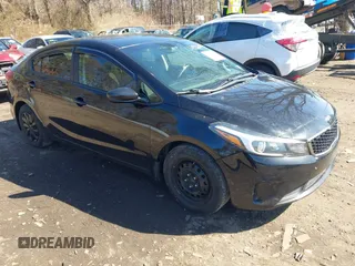 2018 Kia Forte LX with VIN 3KPFK4A76JE187194, listed as a IAAI auction lot 41926075 with 110,258 mi miles. Bid and sale history available at carsss.com. Image 1.