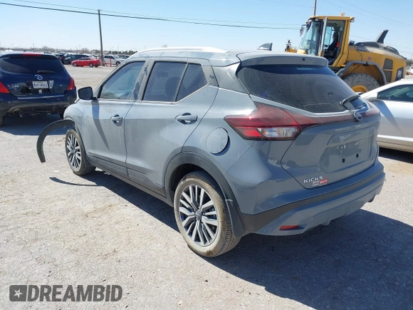 2024 Nissan Kicks SV with VIN 3N1CP5CV3RL472760, listed as a IAAI auction lot 41706169 with 20,160 mi miles. Bid and sale history available at carsss.com. Image 3.