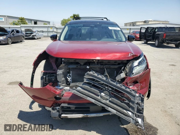 2022 Nissan Pathfinder SL z VIN 5N1DR3CA2NC229794, wystawiony jako Copart lot #58984565 z przebiegiem 22 116 mil mil oraz Szkoda całkowita • Salvage title. Historia ofert i sprzedaży dostępna na DreamBid. Obrazek 5.