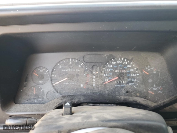 1994 Dodge Ram 1500 with VIN 3B7HF16Z5RM546400, listed as a Copart auction lot 48515585 with 145,835 mi miles and Salvage Title. Bid and sale history available at carsss.com. Image 9.