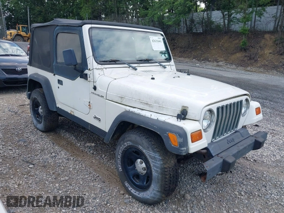 1998 Jeep Wrangler SE with VIN 1J4FY29P0WP792787, listed as a IAAI auction lot 42631661 with 190,180 mi miles and . Bid and sale history available at DreamBid. Image 1.