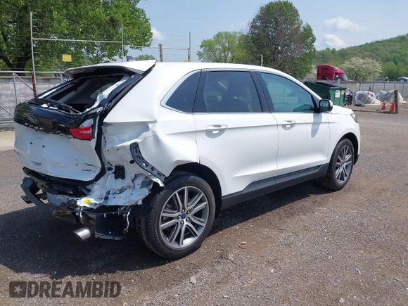 2022 Ford Edge Titanium with VIN 2FMPK4K93NBA83873, listed as a IAAI auction lot 42161317 with 15,780 mi miles. Bid and sale history available at carsss.com. Image 4.