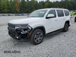 2022 Jeep Grand Wagoneer с VIN 1C4SJUAT8NS228393, выставлен на аукционе Copart как лот 71098654 с пробегом 39 524 миль миль и Списание • Salvage title. История ставок и продаж доступна на DreamBid. Изображение 1.
