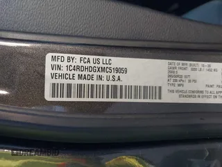 2021 Dodge Durango GT Plus с VIN 1C4RDHDGXMC519059, выставлен на аукционе IAAI как лот 41206806 с пробегом 10 414 миль миль и . История ставок и продаж доступна на DreamBid. Изображение 9.