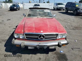 1985 Mercedes-Benz SL with VIN WDBBA45C9FA017476, listed as a Copart auction lot 74177774 with 135,805 mi miles and Salvage title. Bid and sale history available at DreamBid. Image 5.