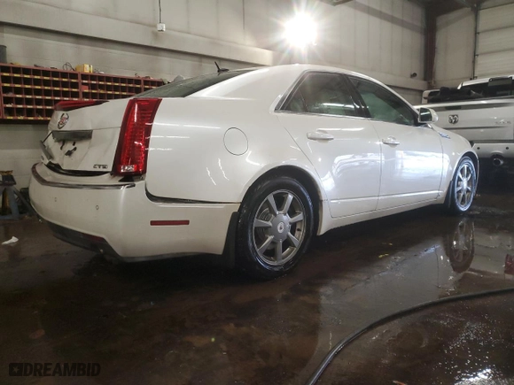 2008 Cadillac CTS RWD w/1SA with VIN 1G6DM577380117933, listed as a Copart auction lot 45310935 with 136,777 mi miles and Salvage Title. Bid and sale history available at carsss.com. Image 3.