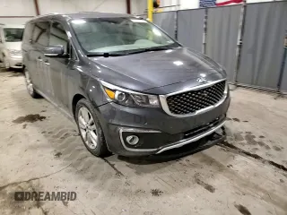 2016 Kia Sedona SX-L with VIN KNDME5C18G6142673, listed as a Copart auction lot 88815615 with 199,027 mi miles and Salvage Title. Bid and sale history available at carsss.com. Image 14.