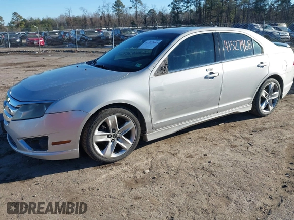 2010 Ford Fusion SPORT with VIN 3FAHP0DC0AR160910, listed as a IAAI auction lot 41327468 with 222,684 mi miles. Bid and sale history available at carsss.com. Image 6.