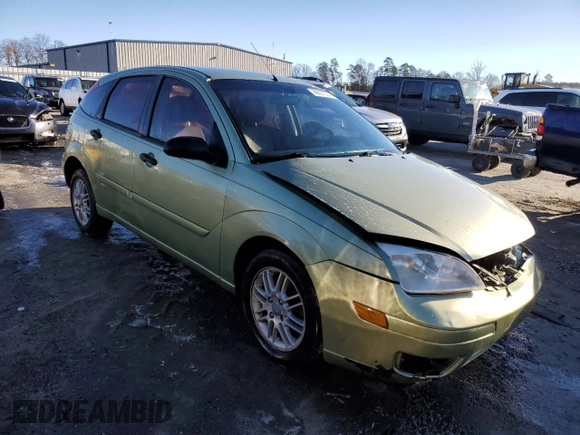 2007 Ford Focus S with VIN 1FAFP37N17W197430, listed as a Copart auction lot 86627924 with 202,968 mi miles and Salvage Title. Bid and sale history available at carsss.com. Image 4.