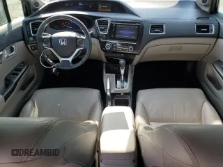 2015 Honda Civic EX-L with VIN 19XFB2F93FE094400, listed as a Copart auction lot 52739475 with 92,108 mi miles and Salvage Title. Bid and sale history available at carsss.com. Image 8.