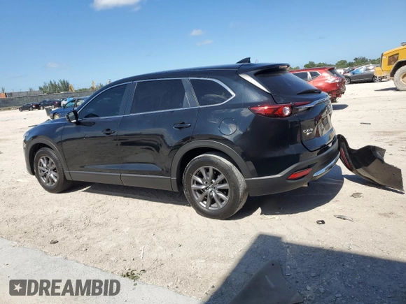 2021 Mazda CX-9 Sport with VIN JM3TCBBY6M0506576, listed as a Copart auction lot 56307514 with 36,310 mi miles and Salvage Title. Bid and sale history available at DreamBid. Image 2.