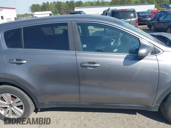 2017 Kia Sportage LX with VIN KNDPM3AC7H7166208, listed as a IAAI auction lot 41910485 with 100,211 mi miles. Bid and sale history available at carsss.com. Image 13.