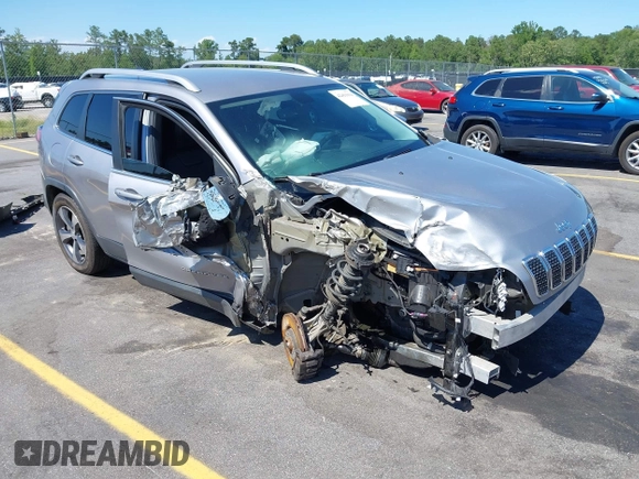 2019 Jeep Cherokee Limited with VIN 1C4PJMDX1KD166355, listed as a IAAI auction lot 42331014 with 151,245 mi miles and . Bid and sale history available at DreamBid. Image 1.