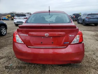 2014 Nissan Versa SV with VIN 3N1CN7APXEL839458, listed as a Copart auction lot 52222775 with 115,971 mi miles and Salvage Title. Bid and sale history available at DreamBid. Image 6.