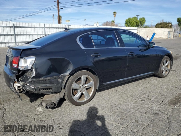 2008 Lexus GS 350 with VIN JTHBE96S280041148, listed as a Copart auction lot 42651195 with 182,069 mi miles and Salvage Title. Bid and sale history available at carsss.com. Image 3.
