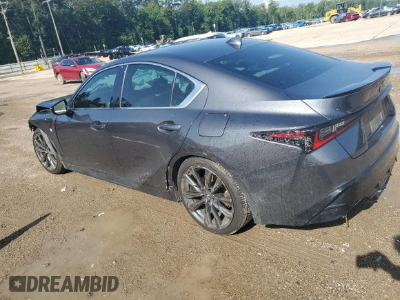2022 Lexus IS 350 F Sport with VIN JTHGZ1B22N5049718, listed as a Copart auction lot 59851625 with Not provided miles and Salvage title. Bid and sale history available at DreamBid. Image 2.